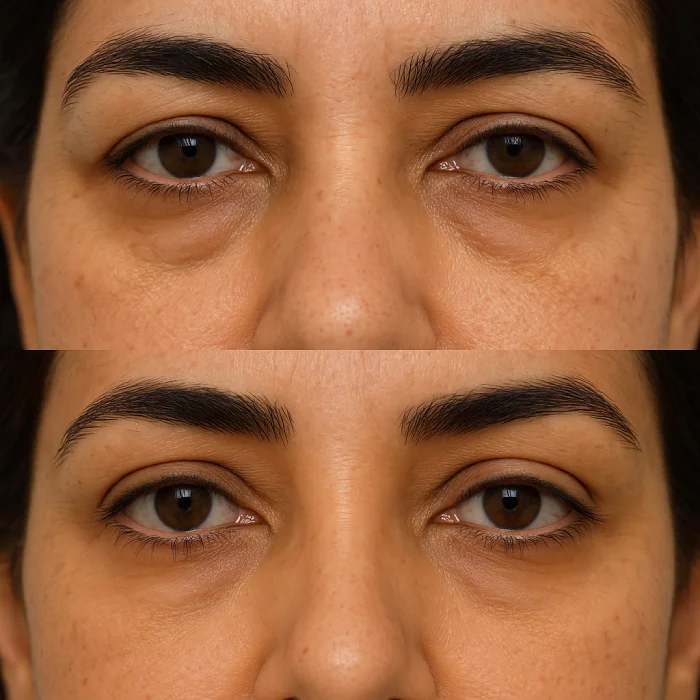 نمونه‌کار جراحی بلفاروپلاستی توسط دکتر آرزو خوانساری‌نیا - جوان‌سازی پلک بالا و پایین
