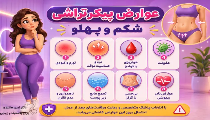 عوارض پیکرتراشی